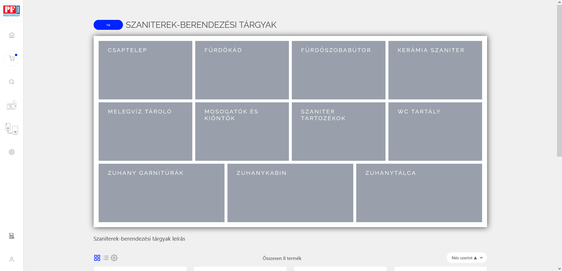 PF Trading Épületgépészet