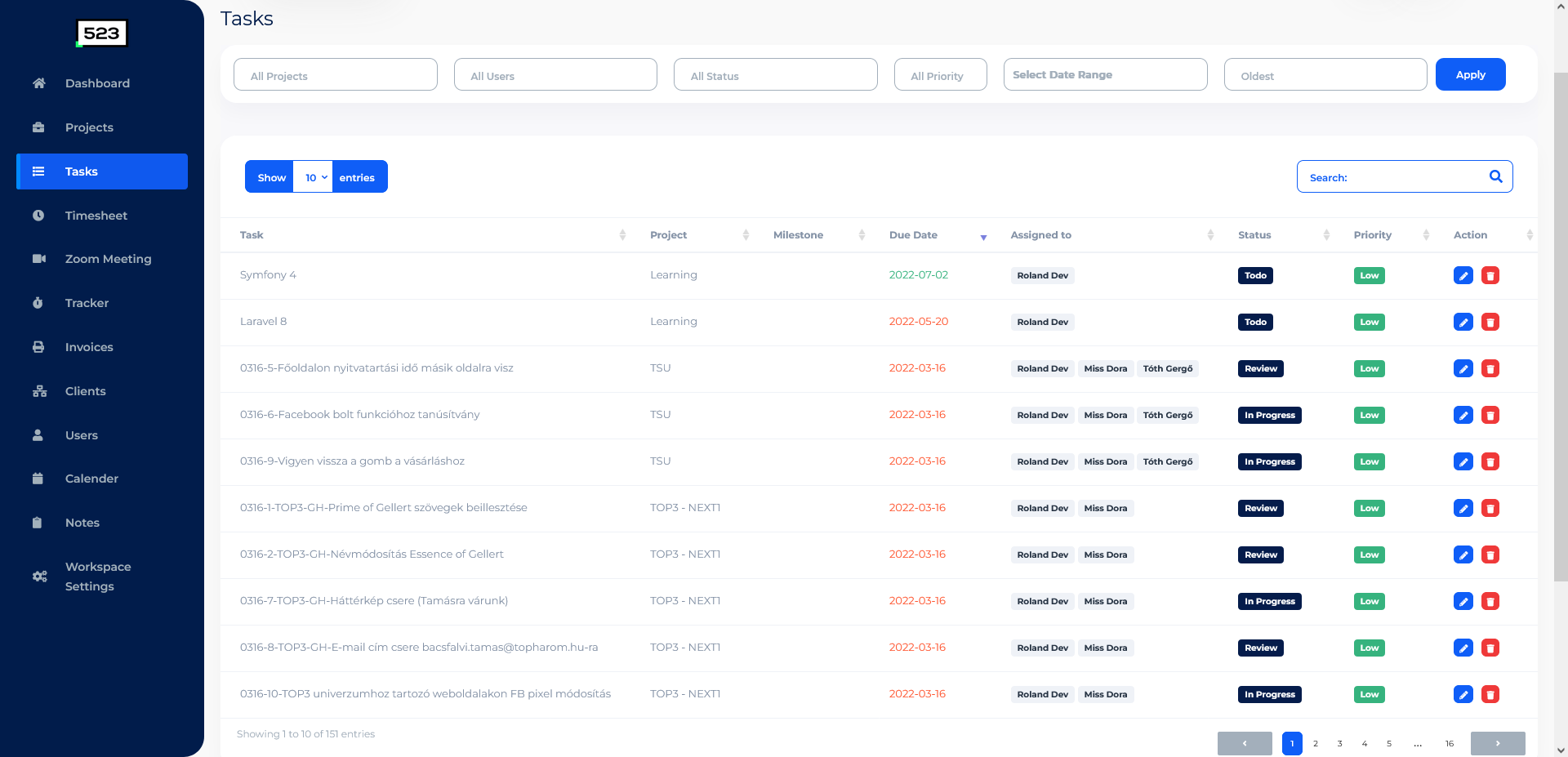 523 Project Management ®